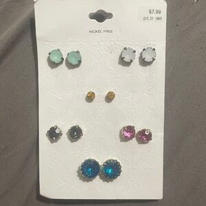 Target Multicolor Stud Earrings Set